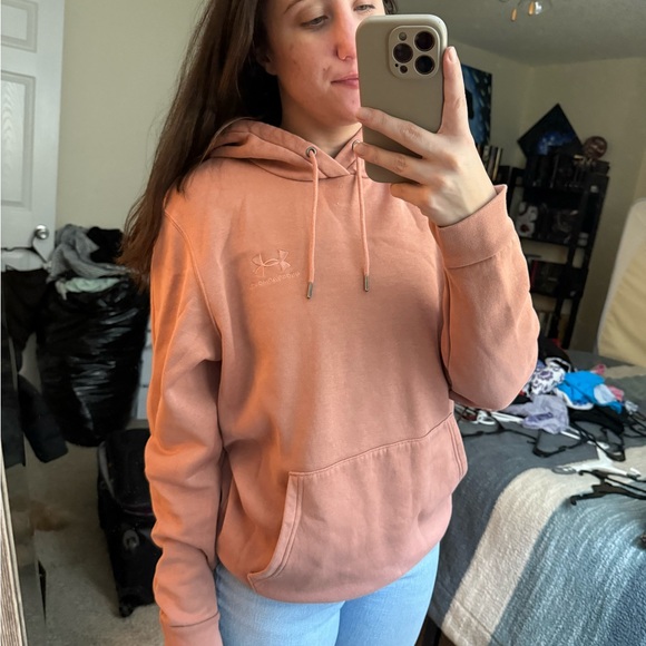 Under Armour Other - Under Armour Women's Dusty Peach Hoodie Pullover